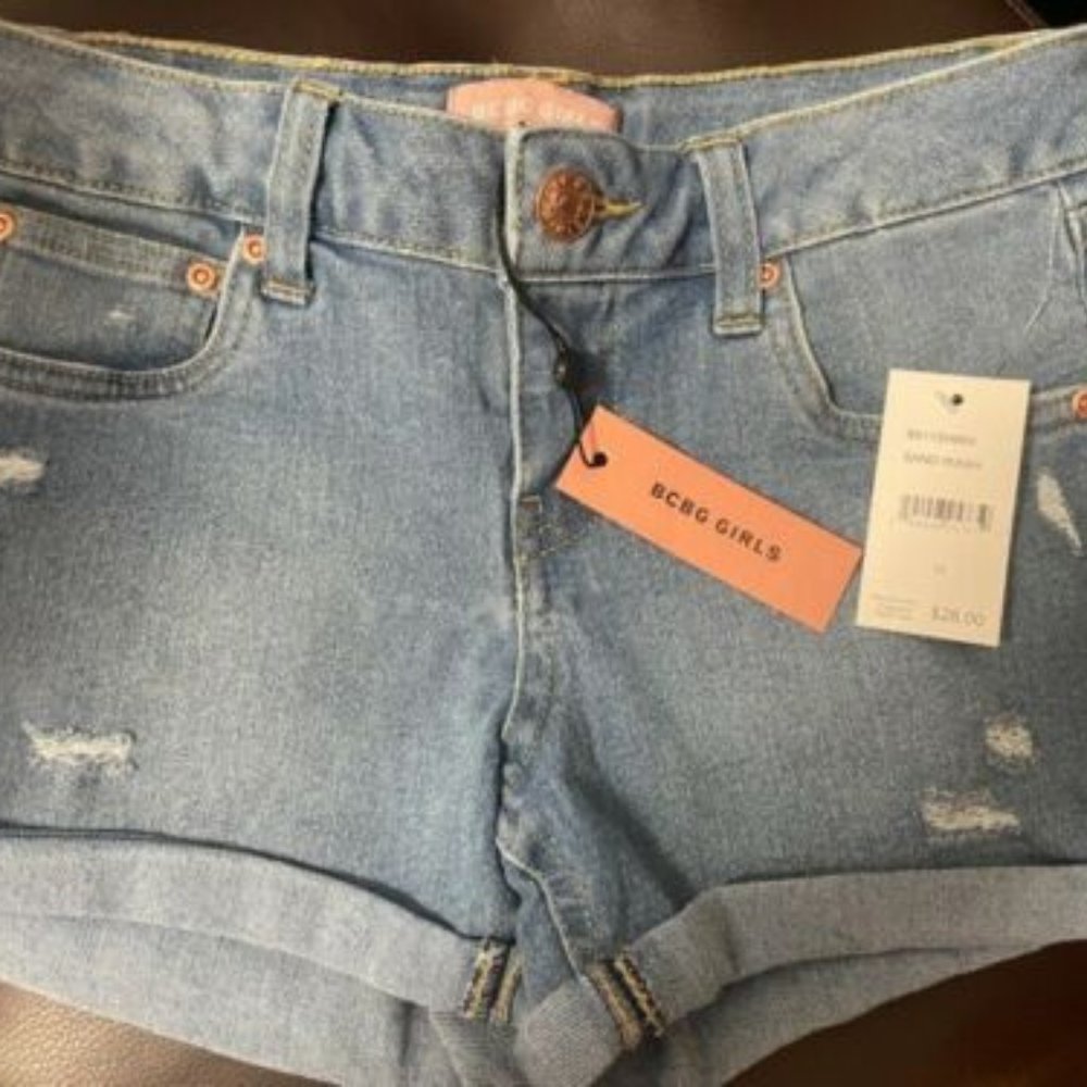New with Tags | BCBG Big Girls Roll Cuff Shorts | Size 10